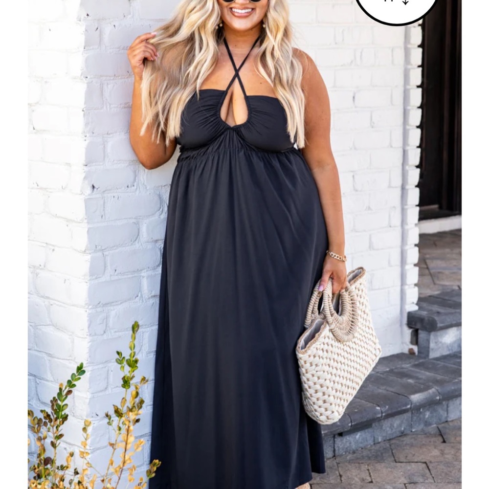 Never worn black maxi dress